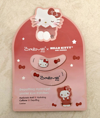 The Crème Shop Hello Kitty Hydrogel Under-Eye Patches Hydrating Depuffing