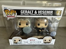 Funko Pop! Paquete de 2 figuras de vinilo de Geralt & Vesemir The Witcher Netflix mercancía de juguete