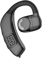 Open-Ear Earbuds, Wireless Bluetooth 5.3 Earpiece,30Hrs HD Calling,Led Display H