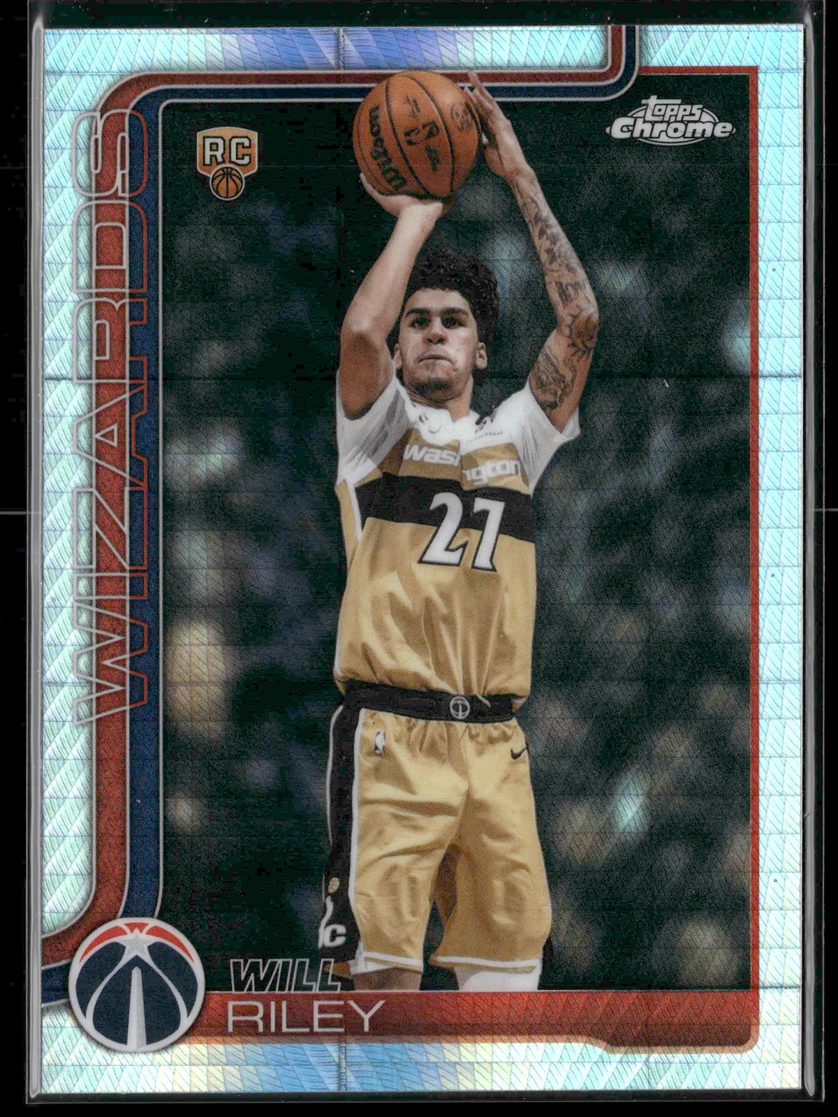 2025-26 Topps Chrome Update #171 Will Riley Prism Refractor