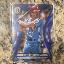 Topps 2025 Tribute Mike Schmidt #13 Blue Serial #/150 Phillies MLB