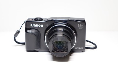 Canon PowerShot SX710 HS 20.3MP Digital Camera 30x Optical Zoom Black - 95% New