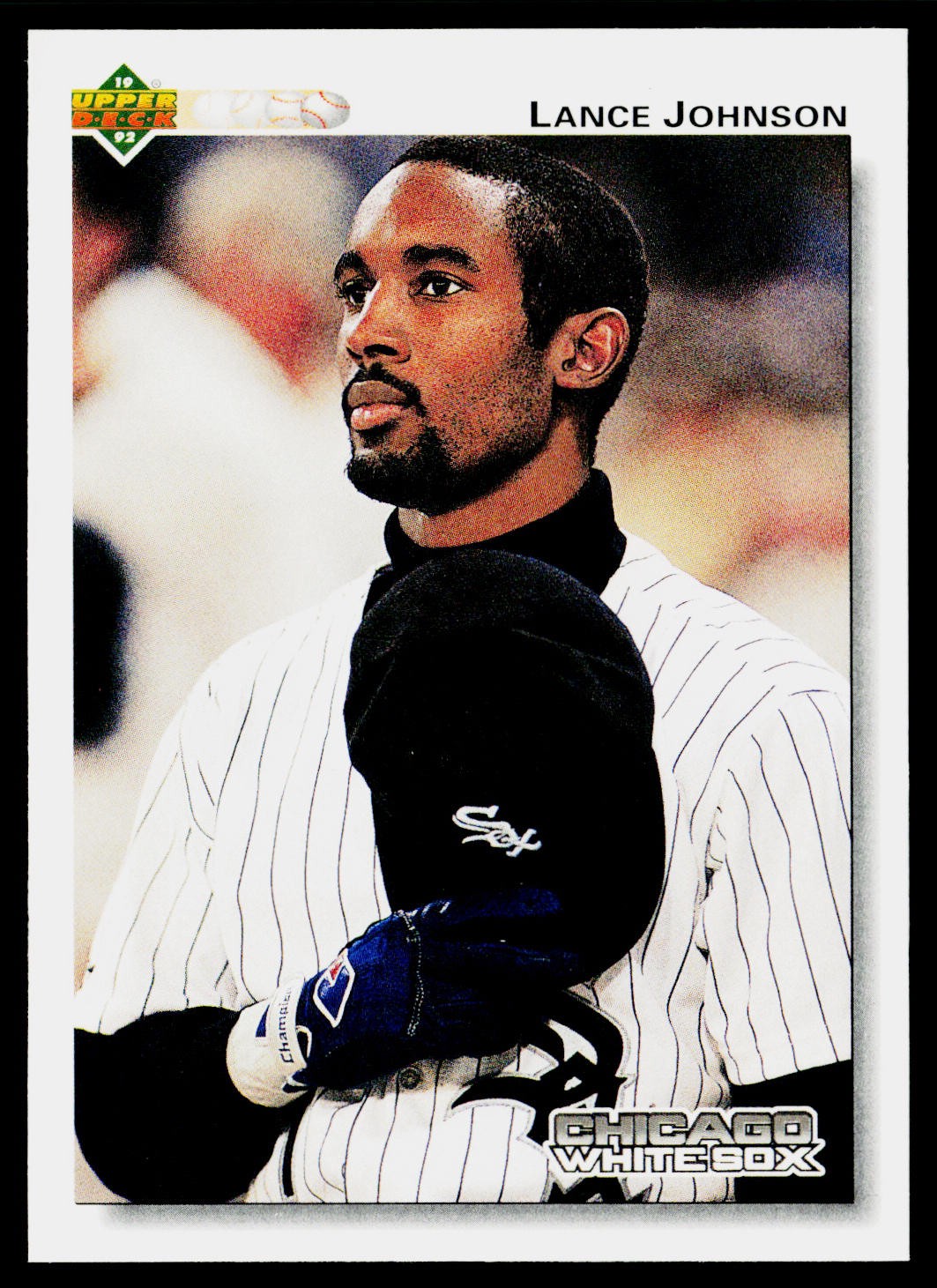 1992 Upper Deck Factory Set Gold Hologram #188 Lance Johnson Chicago White Sox