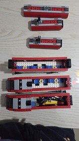 lego city/train set 7938 complete with track expansion