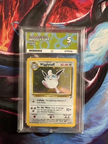 Pokémon TCG Wigglytuff 2000 Base Set 2 Ace 5 (pop 3)