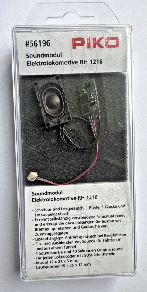 Piko 56196 Soundmodul & Lautsprecher Rh 1216 - Bild 2 von 2