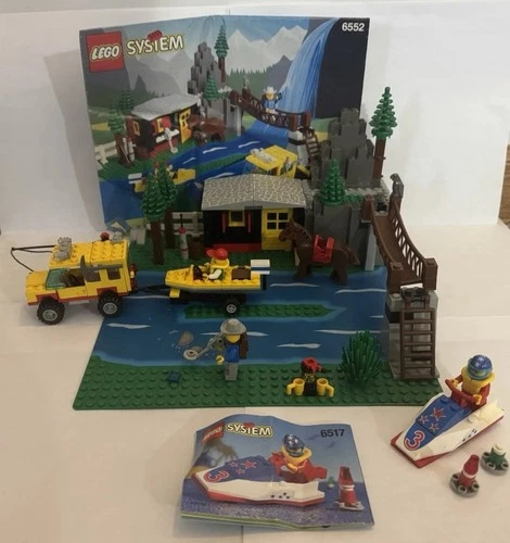 LEGO Set # 6552 & 6517 Rocky River Retreat 99% Complete With Manuals