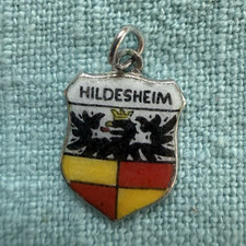 VTG925 Sterling Silver Enamel Hildesheim Shie...