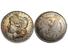Toned 1882-S Morgan Silver Dollar - AU+