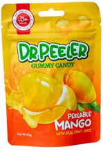 Halal Drpeeler Peelable Gummy Candy Fruits Natural Mango Flavored 65g