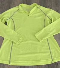 Coolibar Women’s 1/4 Zip Performance Pullover UPF 50 Bursting Color Large