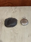 Vintage WW2 US Army Military Pocket Compass With Leather Pouch
