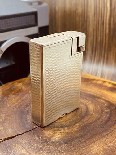 Vintage DUNHILL Savory Collection Silver Plated Barley Petrol Fuel Lighter #5292 - Picture 15 of 16