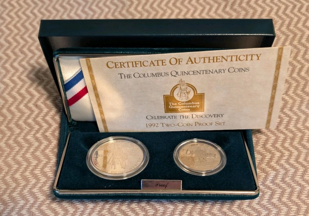 コロンブス・クインセンテナリー 2枚セット Columbus Quincentenary Coins for sale | eBay