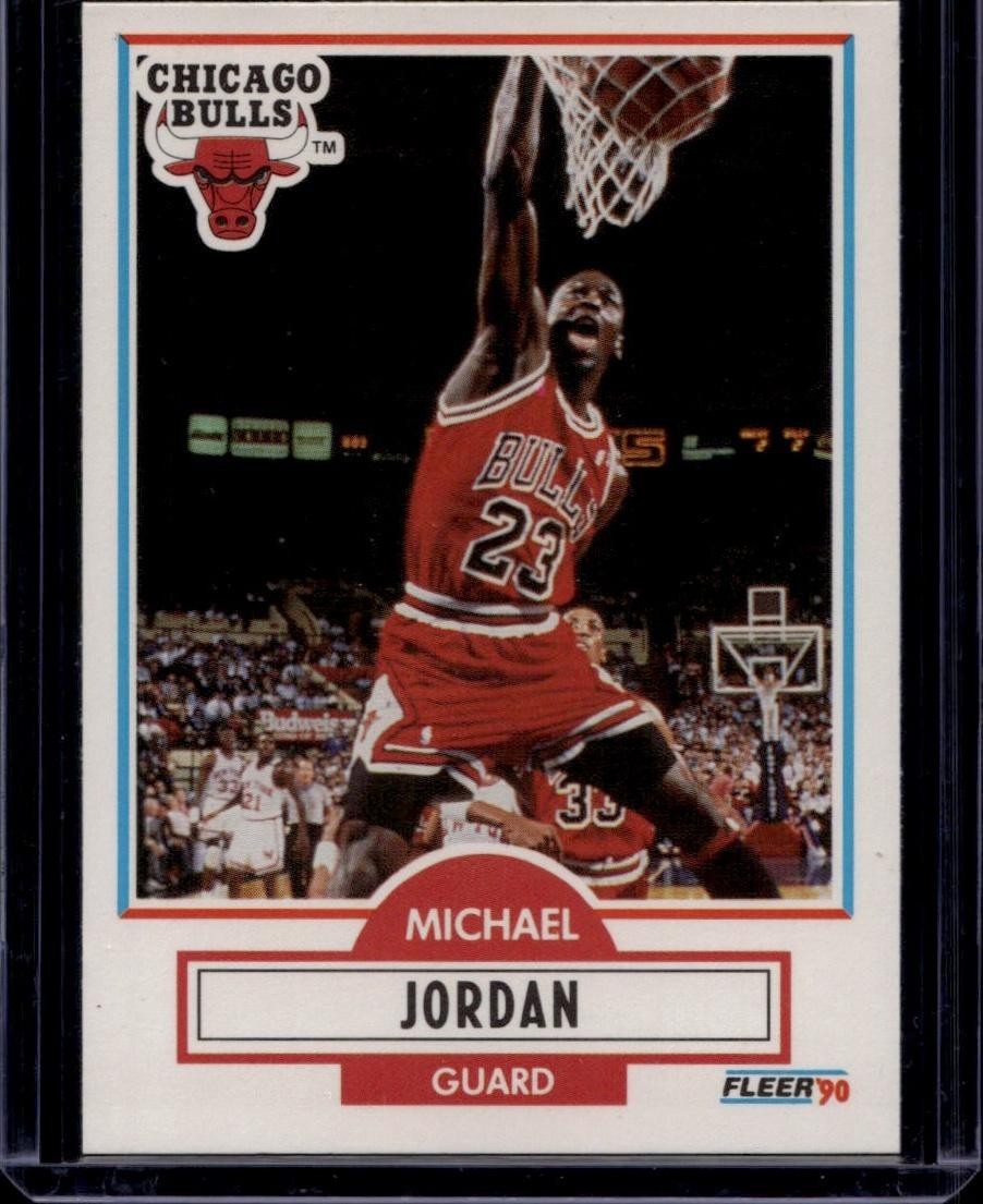 1990-91 Fleer #26b Michael Jordan