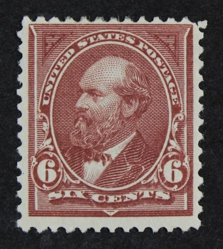 CKStamps: US Stamps Collection Scott#256 6c Garield Mint H OG