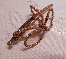 Lilla Rose Flexi Hair Clip Double Copper Twist Bow Barrette