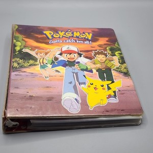 Vintage 90s 1999 Pokemon Pikachu Ash Gotta Catch ‘em All! 3 Ring Binder - Read