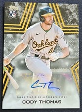 2023 Topps Series 2- Baseball Stars Autographs Cody Thomas #BSA-CT Black 084/199