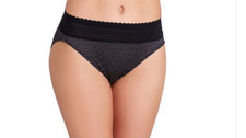 Warner's Women's No Pinching. No Problems. Hi-Cut Brief Panty with Lace NWT