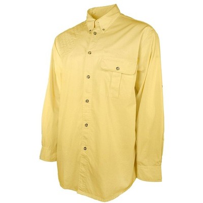 Beretta TM Roll Up Shirt Pale Yellow UPF-50 Cotton (LU222T15340227)