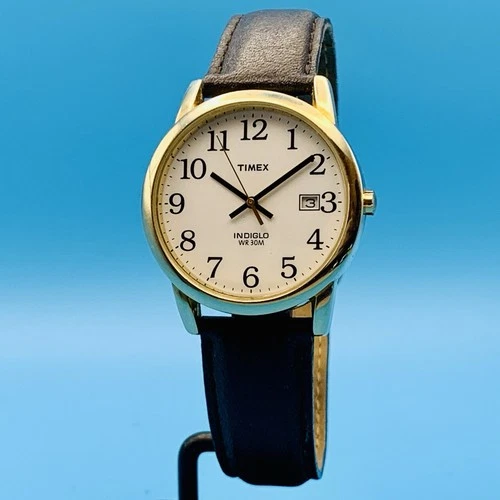 TIMEX T2H291 Vintage 2006 Men’s Quartz Wristwatch Indiglo Date Works New Battery