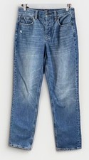 Women  s J. Crew High Rise Straight Premium Jeans Denim Sz 26 No Pilling 26x27