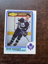 1986-87 O-Pee-Chee Set Break OPC #241 Dan Daoust - Toronto Maple Leafs NRMT