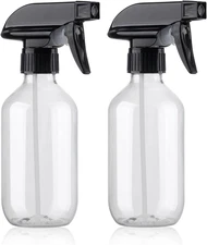 2-Pack Fine Mist Spray Bottles 10oz BPA-Free Refillable Adjustable Nozzle