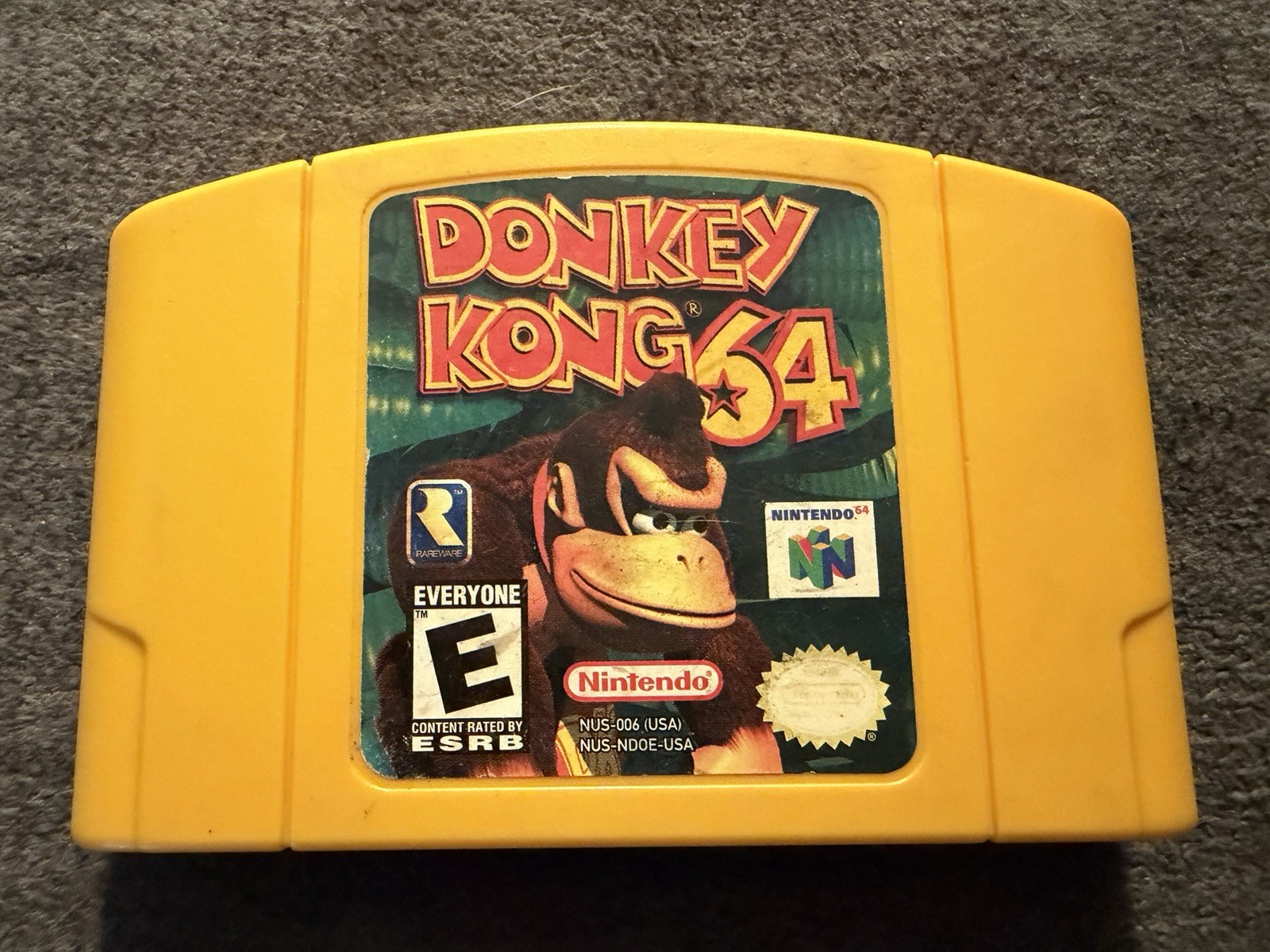 Donkey Kong 64 (Nintendo 64, 1999) Authentic
