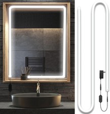 LED Vanity Mirror Lights, Hollywood Style Makeup Lighting, 10FT/6000K/Dimmabl...