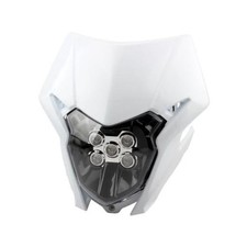 Dirt Bike LED Headlight,Motorcycle Enduro Headlight Kit Front Headlamp White