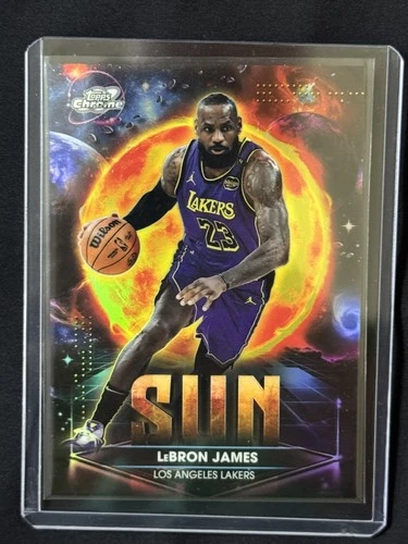 2025 Topps Cosmic Chrome LeBron James Sun (RAW)