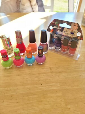 ORLY, CLAIRE'S, SINFUL COLORS, ASSORTED PASTEL COLORS NAIL POLISH 