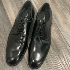 Dolce & Gabbana Black Leather Lace up Men’s Shoes 9.5