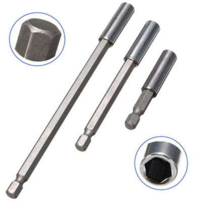 Magnetic Bit Holder Set Extensions 3'' 4'' 6'' Quick Change 1/4'' Hex Shank New