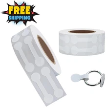 1000PCS Jewelry Price Tags Stickers Blank Self Adhesive Labels for Ring Necklace