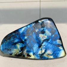 Natural Labradorite Quartz Crystal Freeform Mineral Specimen Healing 920g