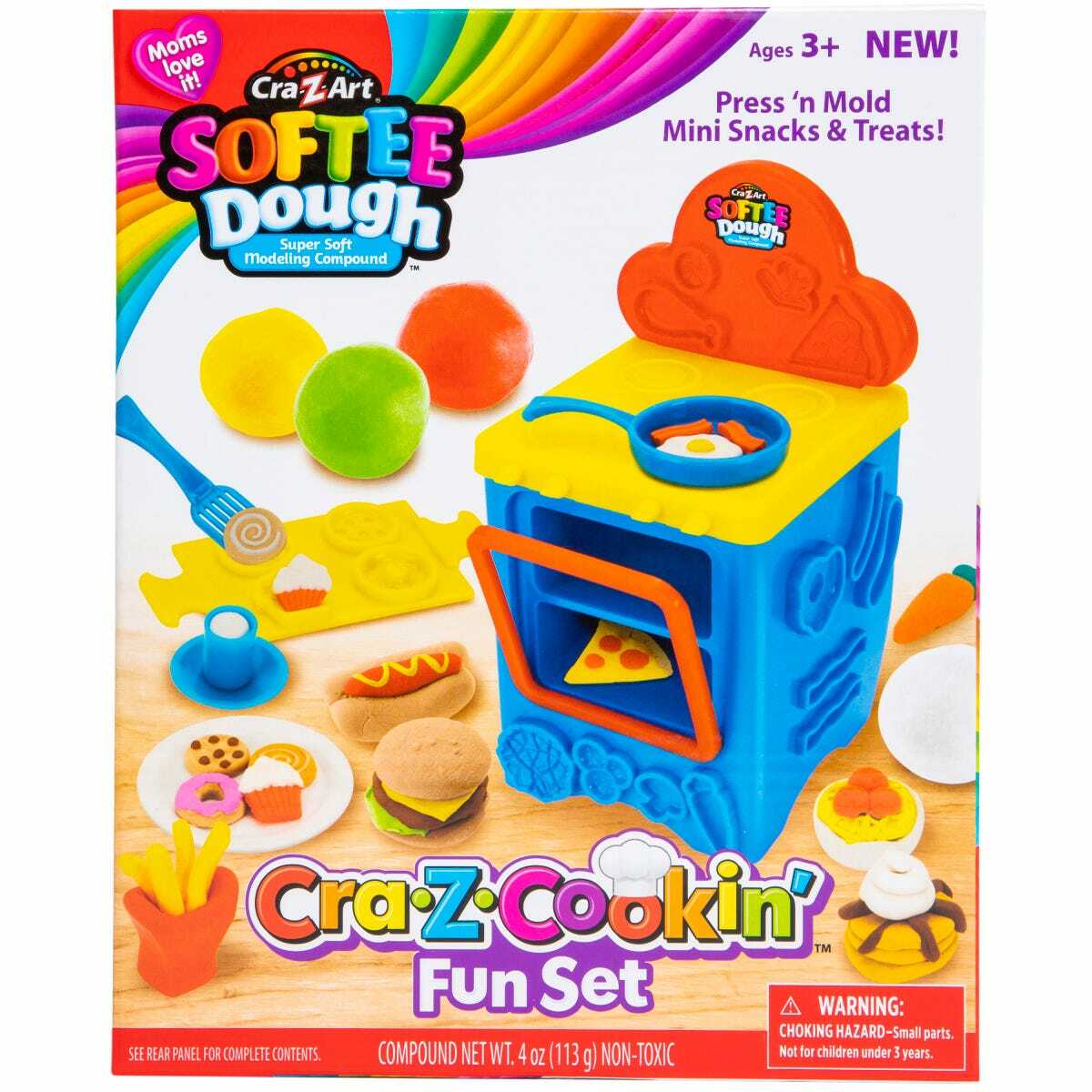 Cra Z Art, Softee Dough, Cra-Z-Cookin' Fun Set Press n Mold Mini