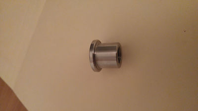7/16-20 THREADED weld BUNGS  1018 Steel low Profile. TWO PIECES.825 long
