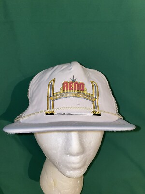 VINTAGE RENO THE BIGGEST LITTLE CITY IN THE WORLD SNAPBACK TRUCKER