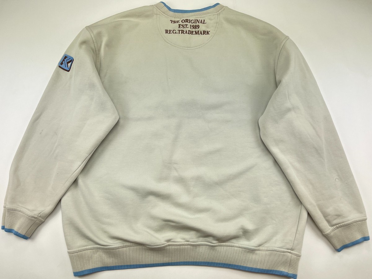 karl kani 90s スウェット 90〜00年代 USA製 KARL KANI カールカナイ 刺繍ロゴ ヘビーウェイト