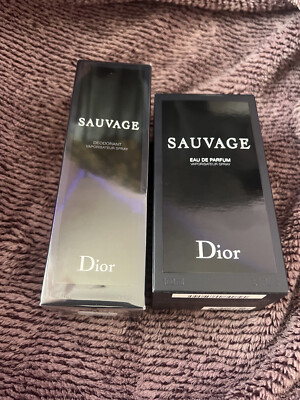 Christian Dior Sauvage Men's Eau De Toilette Fragrance and Spray Deodorant
