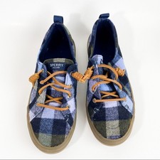women's crest vibe plaid wool sneaker