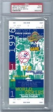 1996 World Series GM 1 Full Ticket  Derek Jeter WS Debut PSA - 9 Highest Grade