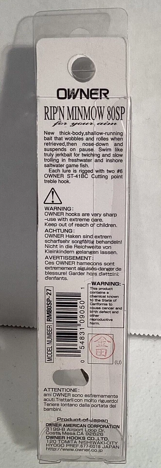Ripn’ Minmow 80 SP 彩虹鳟鱼鱼饵 7/8 盎司 - 3 1/6 英寸 — 第 2/4 张图片