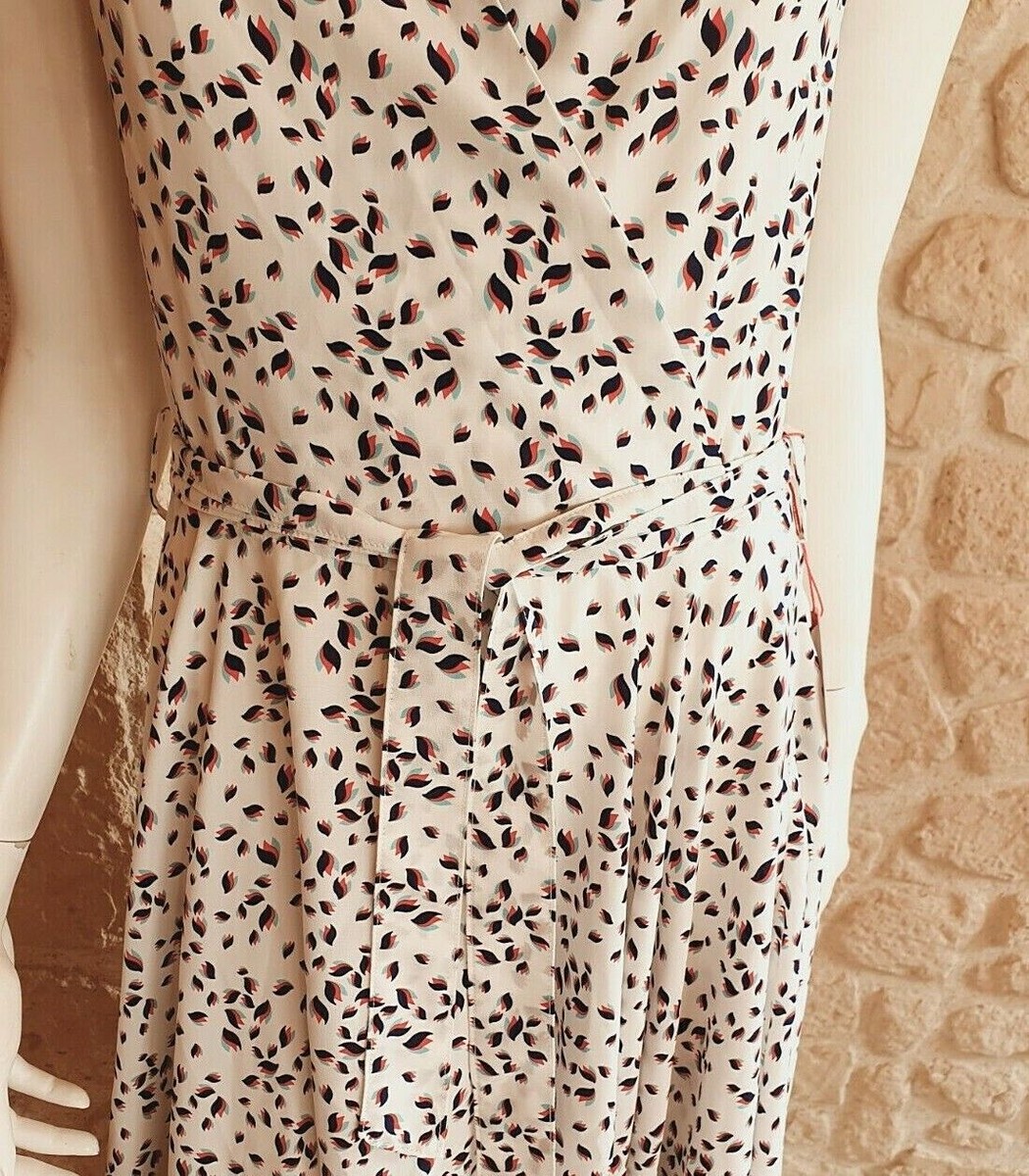 Robe Chemisier Ikone Paris Modèle Irène Taille 36 – Bleu, Manches Courtes, Style Élégant