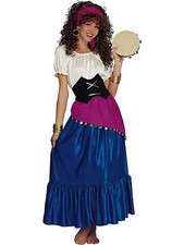 GYPSY FORTUNE TELLER ADULT HALLOWEEN COSTUME WOMEN'S SIZE STANDARD