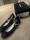 Chanel 24C Black Ballet Pearl Charms Flats 37.5 NIB — photo 2