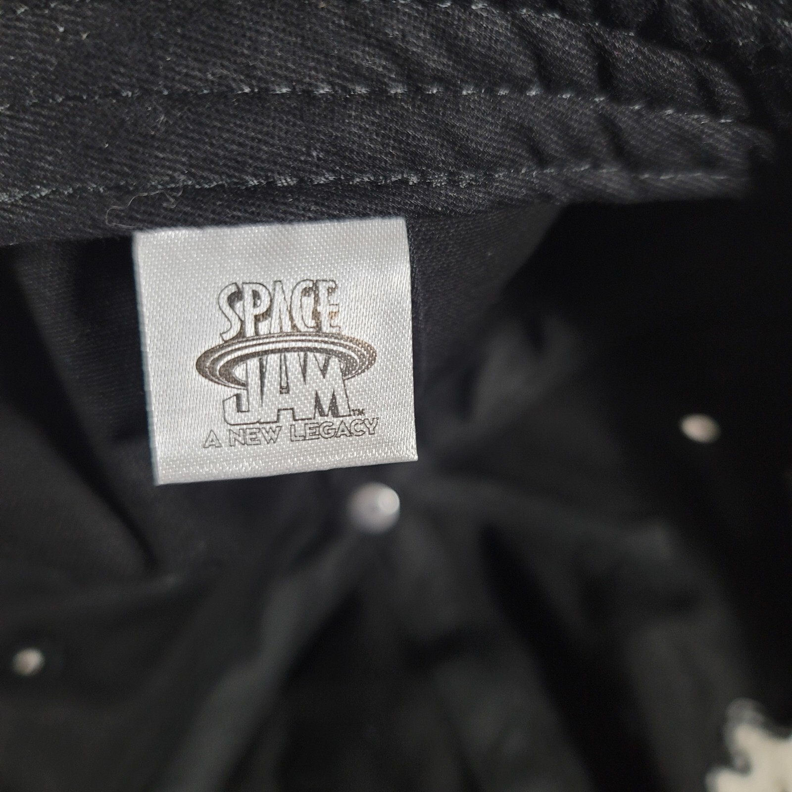 Space Jam Baseball Cap Hat Tune Squad Black Adjustable Gem